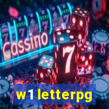 w1 letterpg